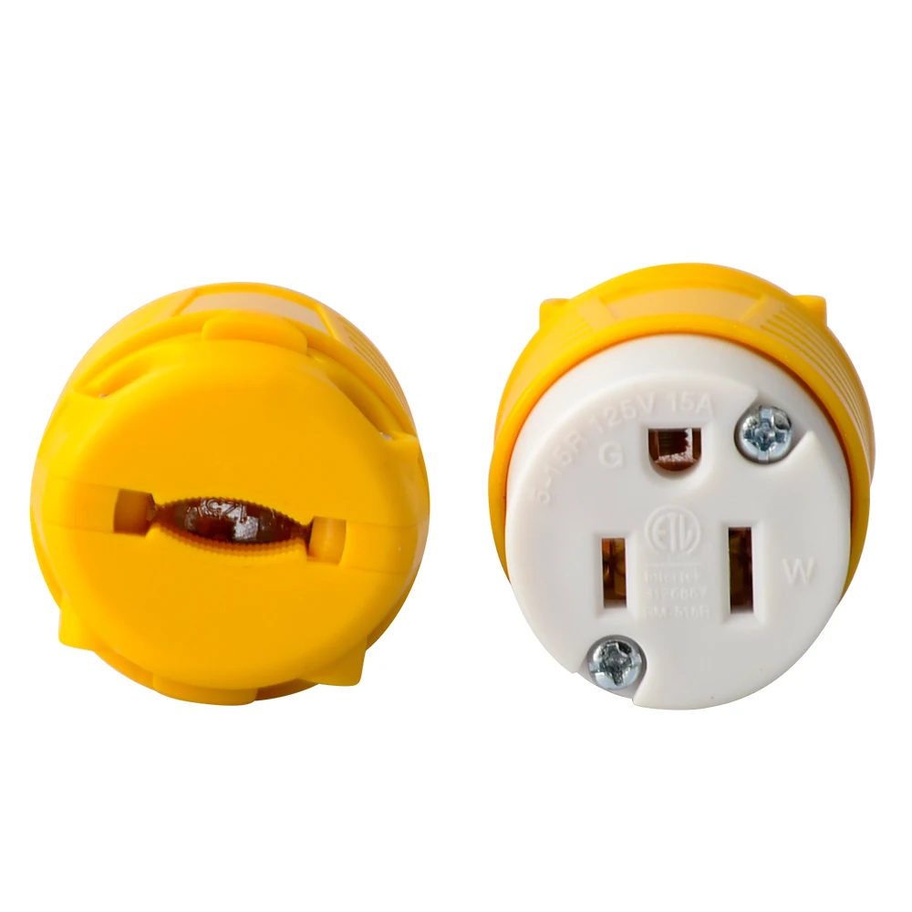 J426 Rv Power Inlet 15a 125volt Nema 515p Straight Blade Power Inlet