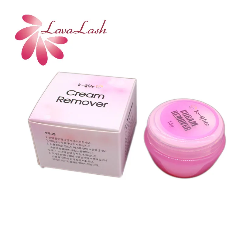 

Eyelash Extension Glue Cream Remover Professional K-glue Lash Korea Cream Remover, Pink