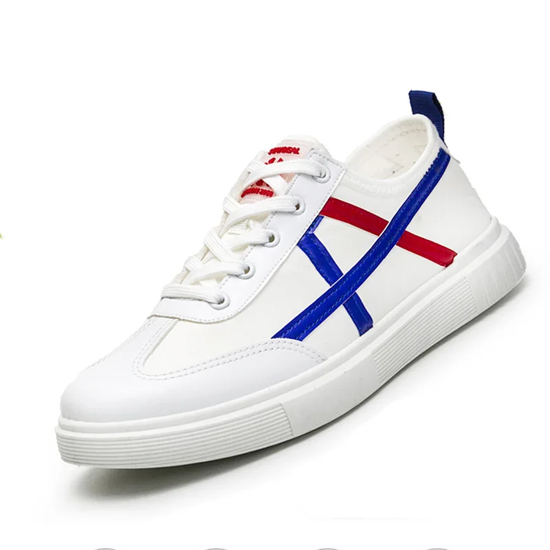 

Wholesale Hot Selling Cheap Boys Casual White Sneakers Shoes For Student, 2 colors