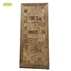 Home furniture Antique door style solid wood elm parquet table rectangle / aged elm parquet table wood