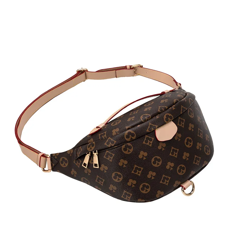 

Dropshipping Famous brand handbags designer Bum Bags Fashion chest Bag belt checkered print fanny pack waist bag for women men, Customizable