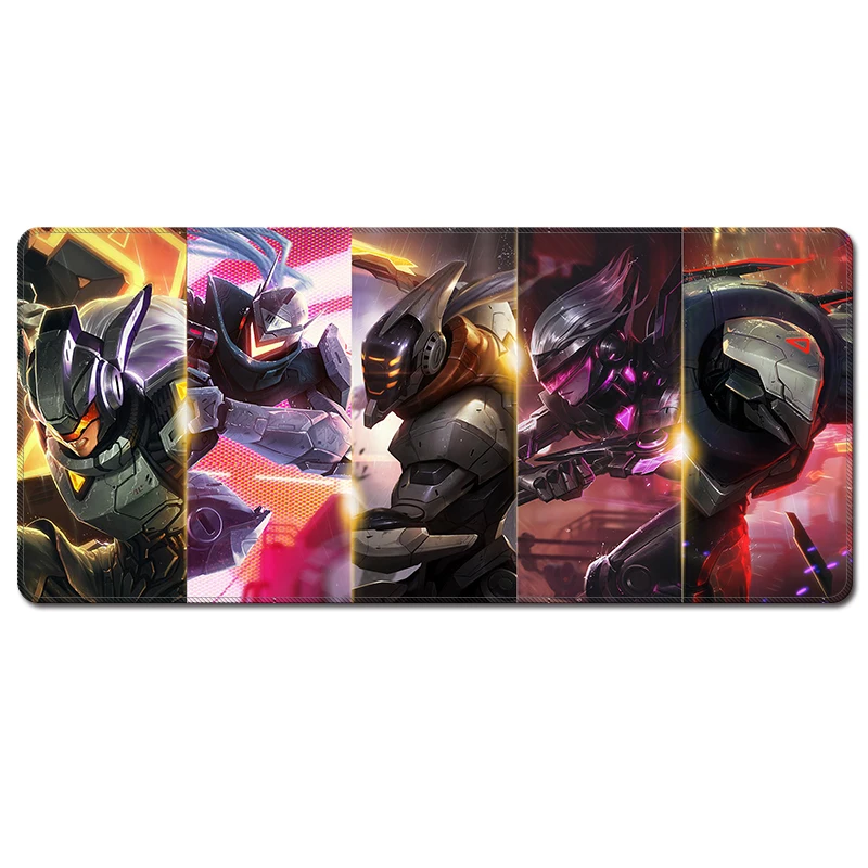 

League Of Legends Large Natural Rubber Original Customized Lock Edge PC Computer Gamer LOL Mouse Pad, Customized color