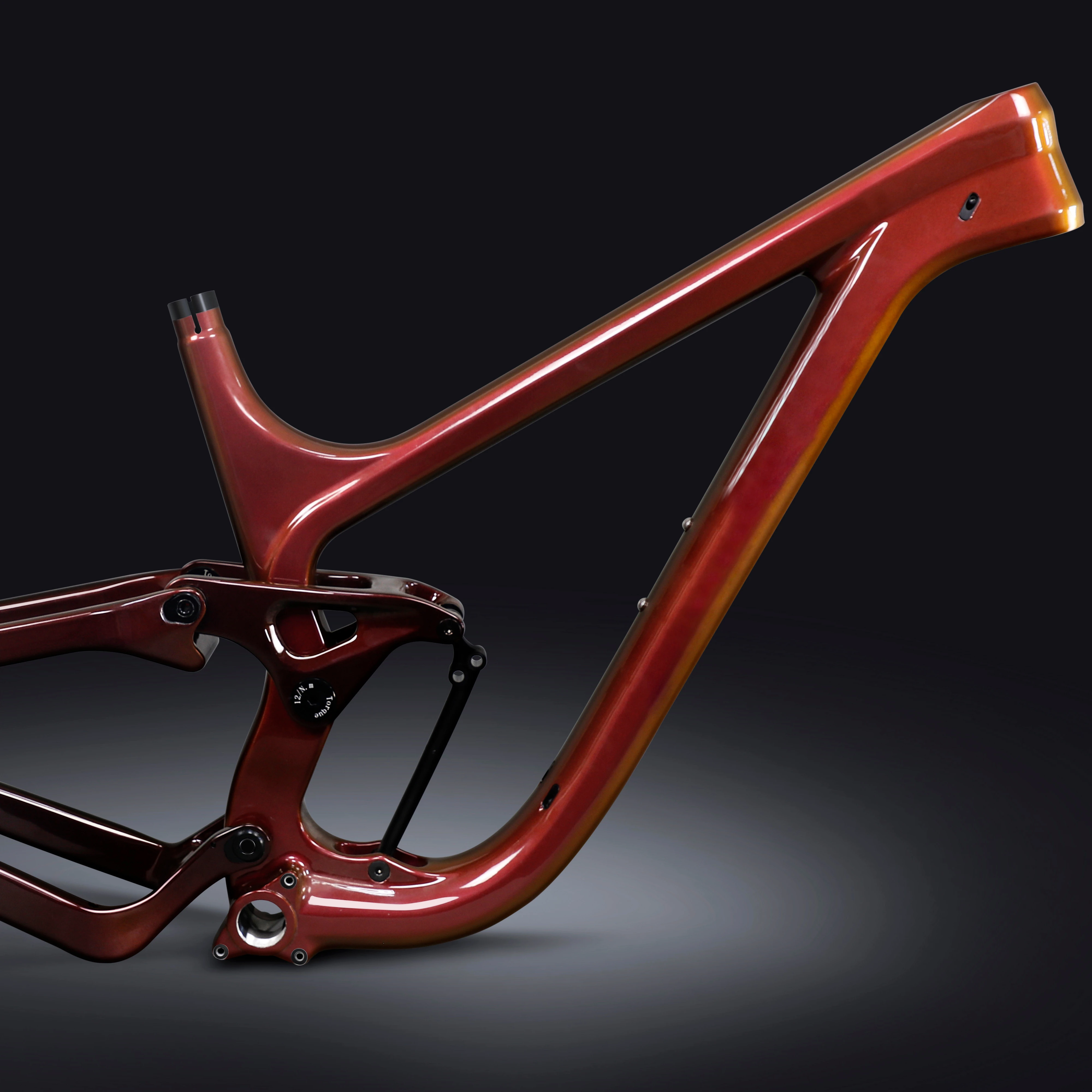 

Newest chameleon color paint carbon enduro mtb boost bike frame