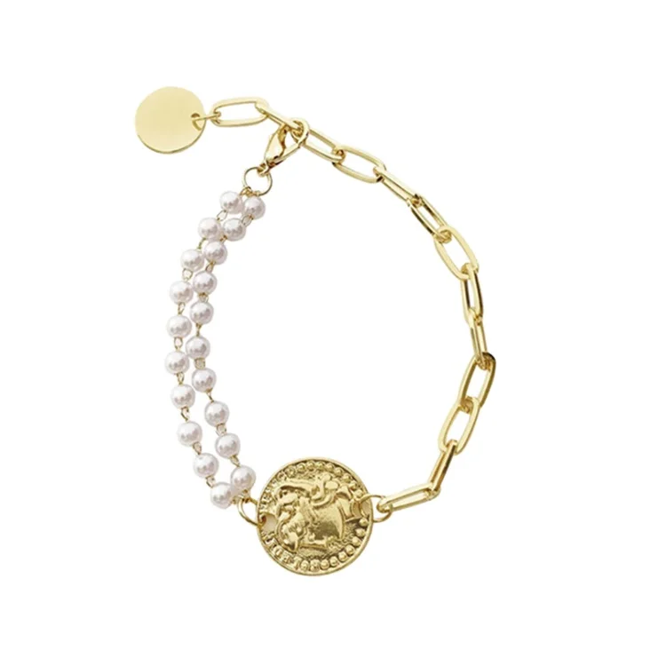 

Most High end beaded crystal Bangles jade pearl bracelet Charm woman 24K gold pearl Bracelet Jewelry, Same as picture