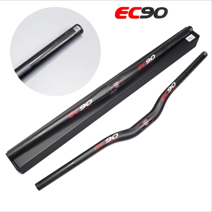 

EC 90 Carbon Fiber Mountain Bike Handlebar 25.4 / 31.8mm 580-760mm Bicicletas Flat/Riser Bicycle Handlebar, Matte black