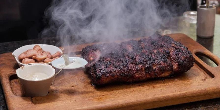 Preparing ribs in oven