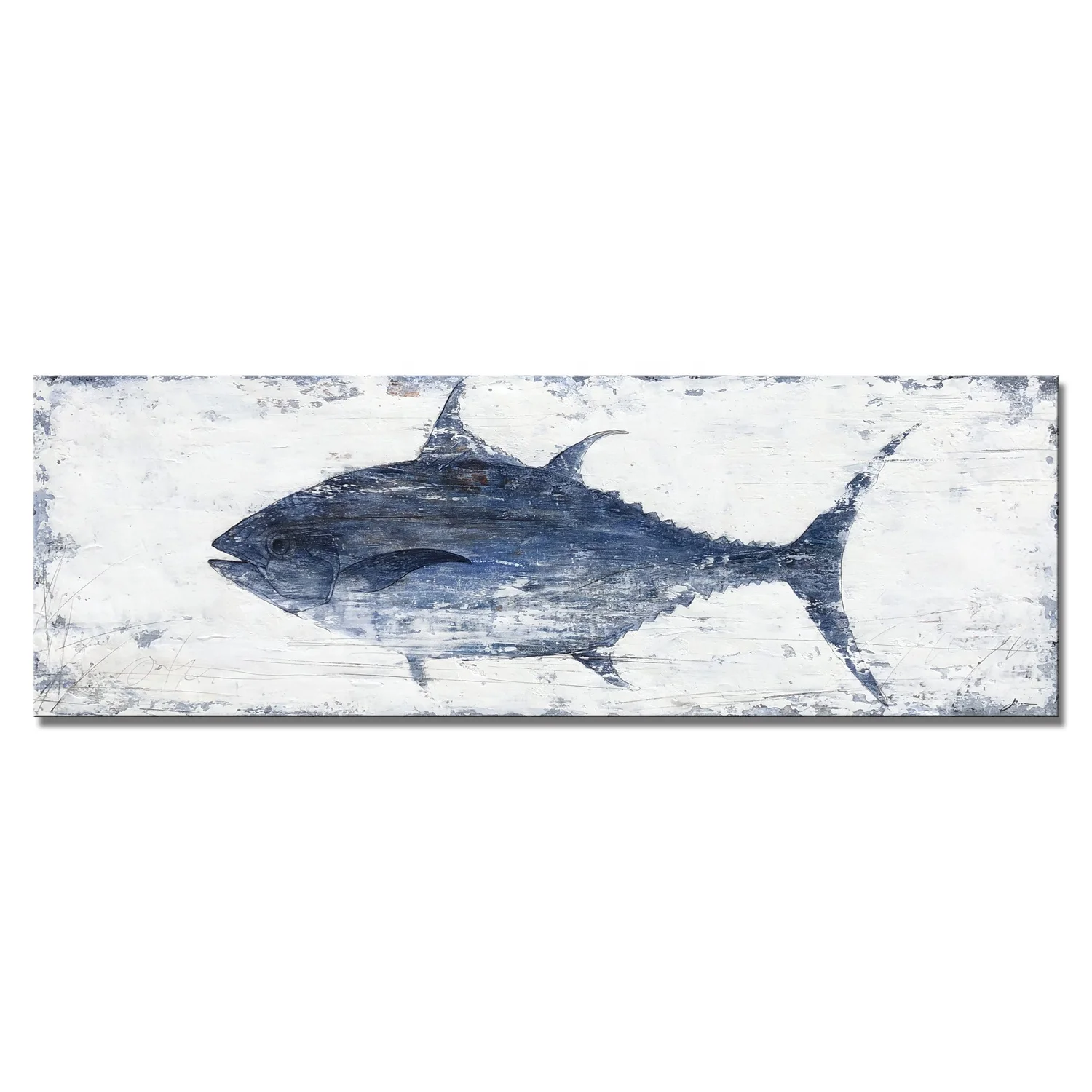 

Hand Painted Sea Styles Animal Canvas Wall Art Oil Painting Pictures For Decoration