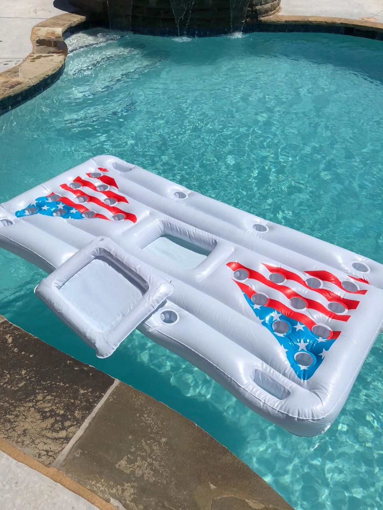 Customize Inflatable Pool Beer Pong Table Float Toy For Pool Party