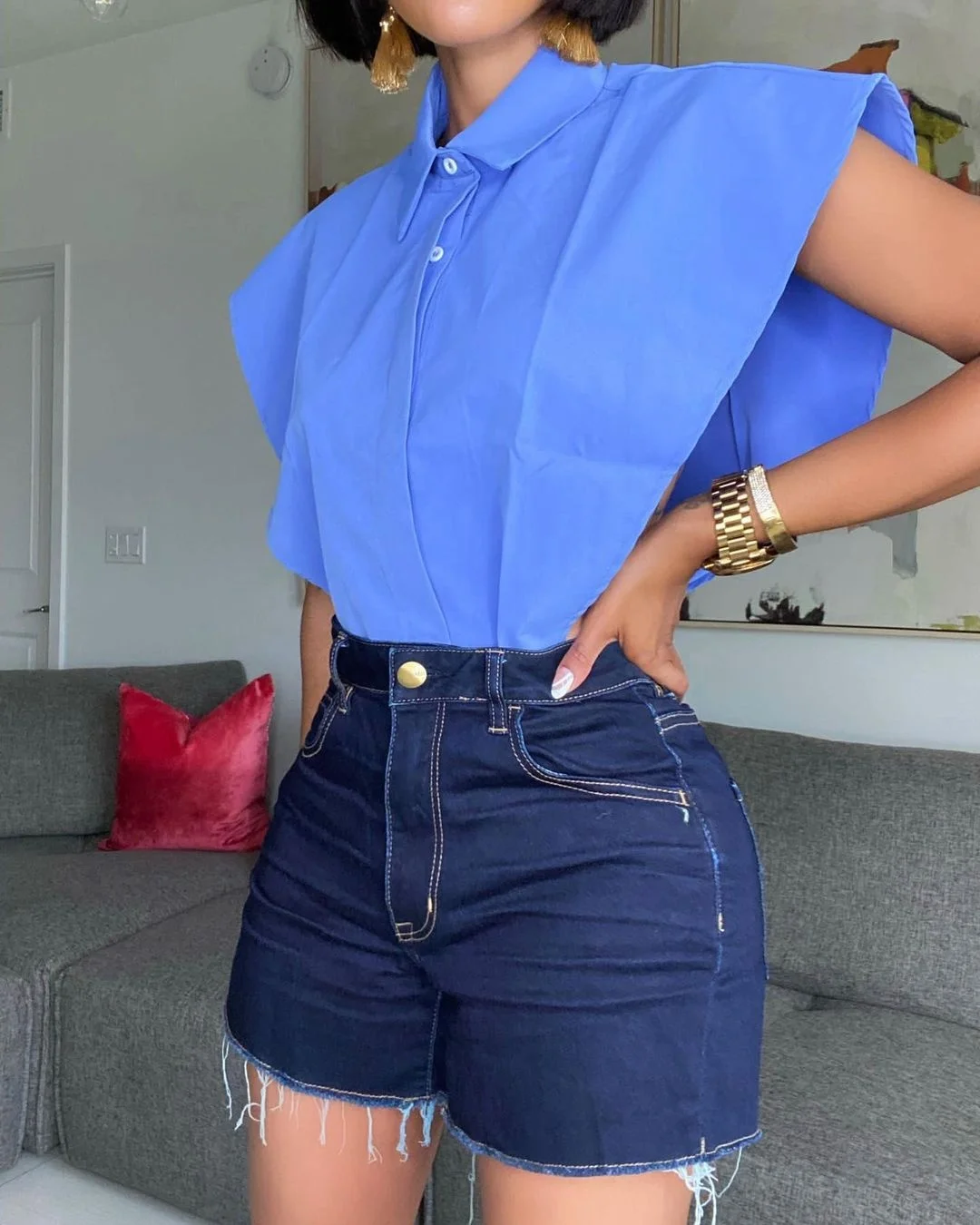 

Unique Best Seller Sexy Streetwear Sleeveless Women'S Vests Solid Plain Color Summer Women'S Blouses & Shirts Ladies' Blouses