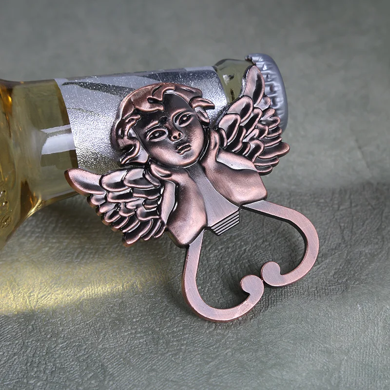 

High Quality Little Angel Bottle Opener Wedding Favors And Gifts For Guests Wedding Souvenirs Party Supplies Wholesale, As the picture