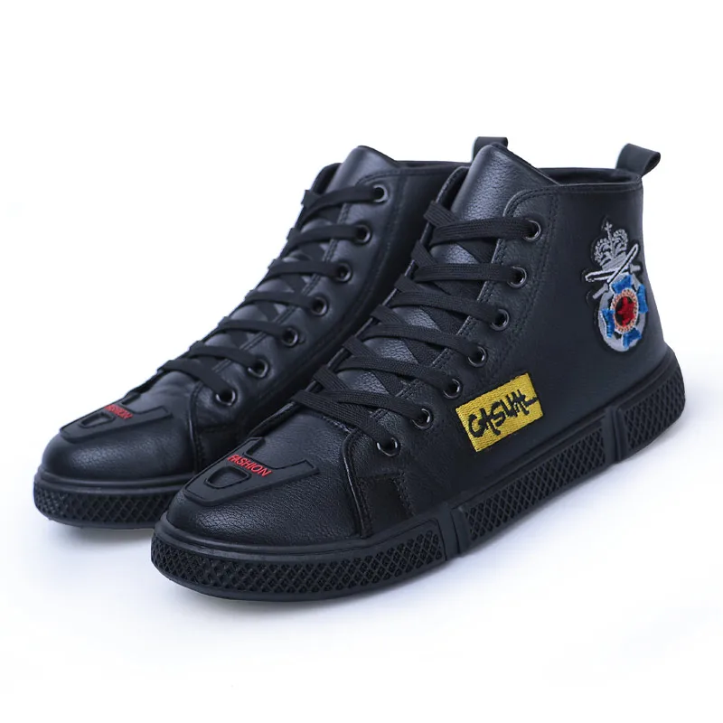 

New style high top casual canvas shoes men fashion sneakers, Optional