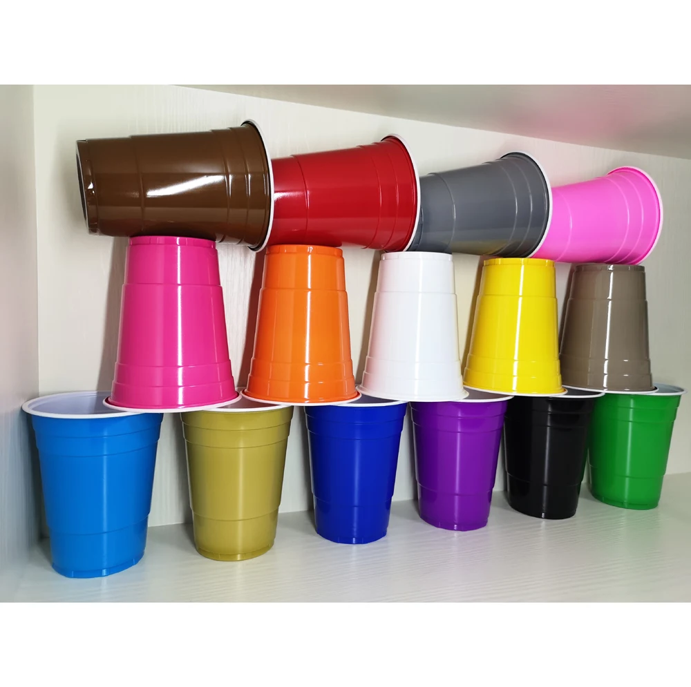 

Red American Party Cups 16oz / 455ml