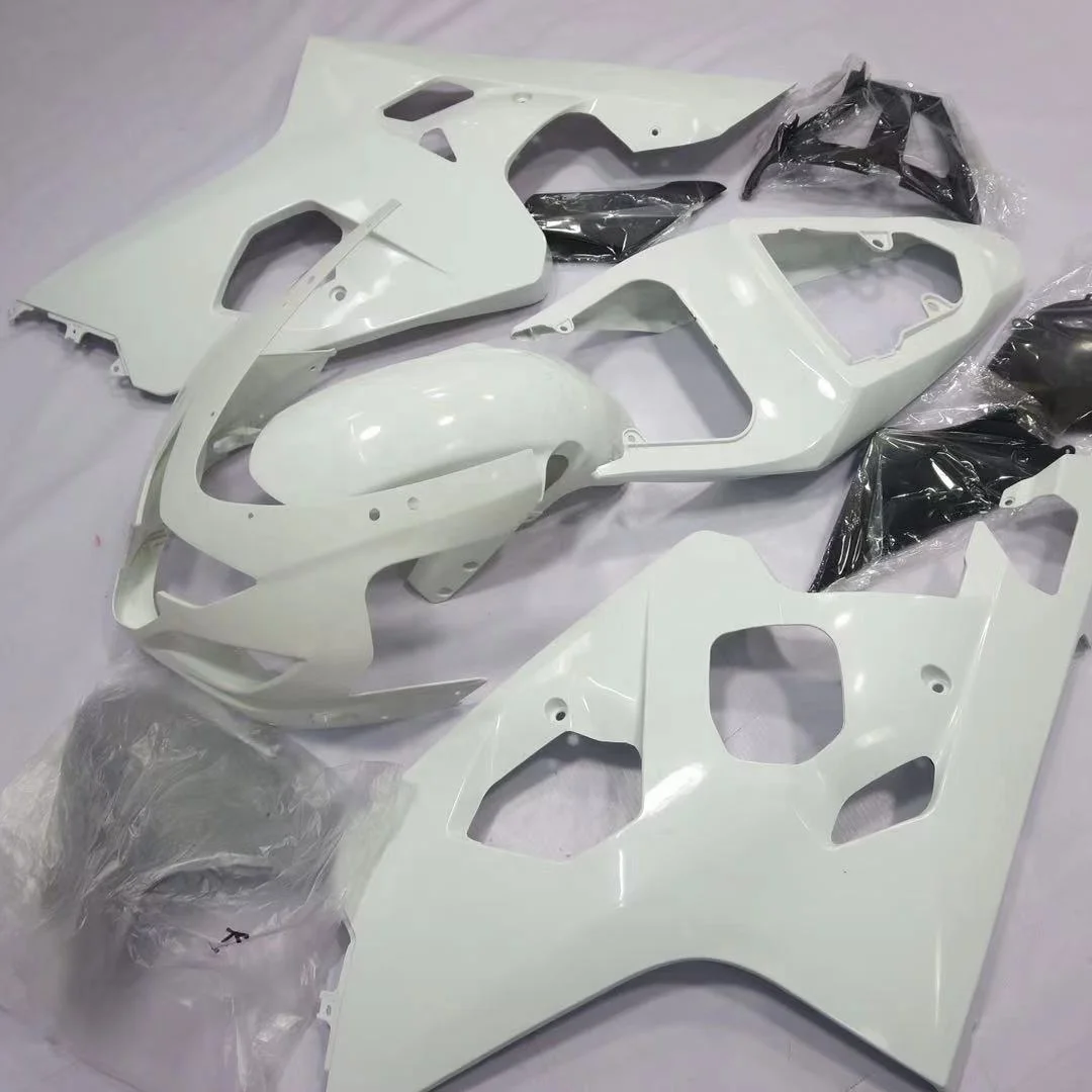 

2021 WHSC Motorcycle Fairing Kit For SUZUKI GSXR600-750 2004-2005 White, Pictures shown
