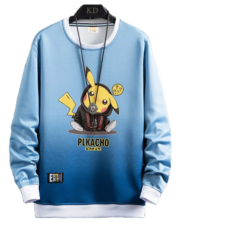

Huayida Oem Tee Shirt Designer For Men Cartoon Pikachu Manga Graphic Sweat Tshirts For Men, Customized color