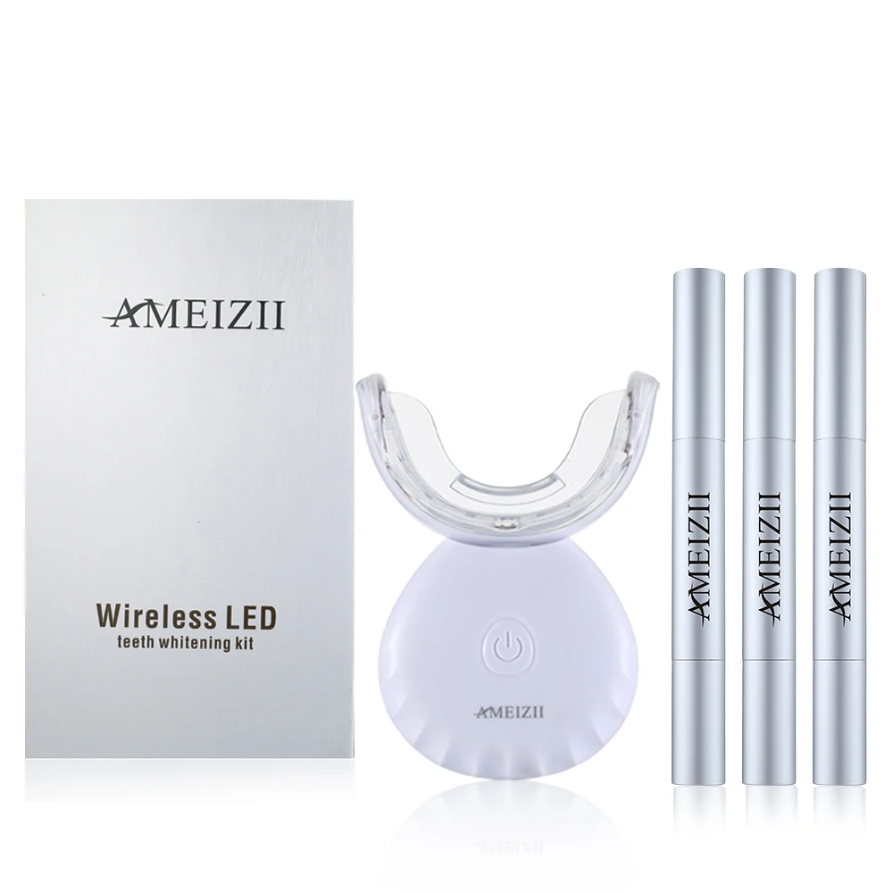 

Wholesale Automatic Power off Teeth Whitening Lamp Machine Dental Bleaching Gel Pen Kits Tooth Whitener Blanchiment Dentaire