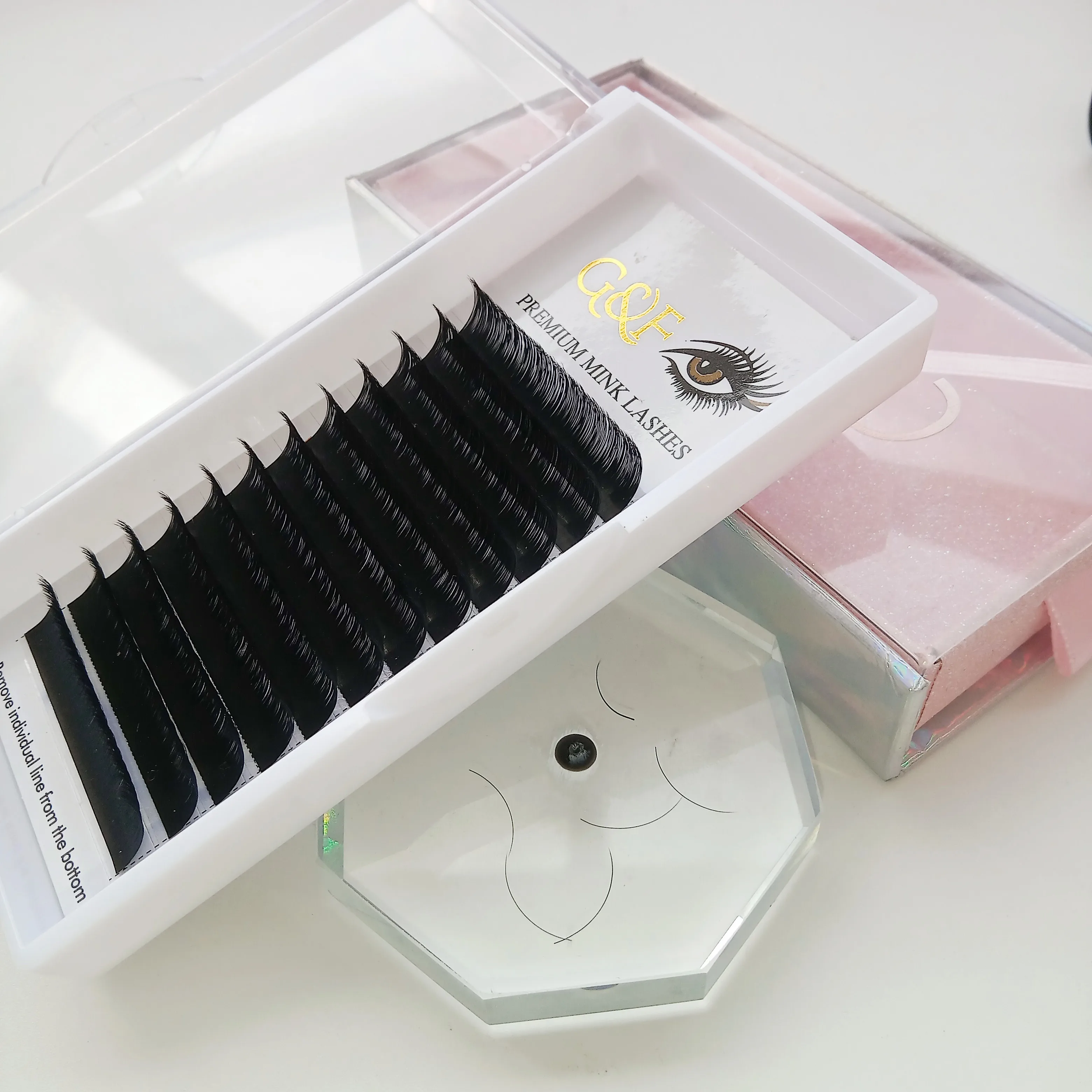 

Russian Lashes Fluffy Faux Mink Eyelashes Individual Eyelash Extensions Wholesale Volume Lash Extension Supplies Private Label