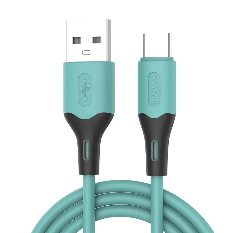 

Factory Supply High Quality usb Charger Liquid Silicone Cable Micro Usb Type-C Type C Mobile Cell Phone Cable For I phone, Red/yellow/white/purple...etc