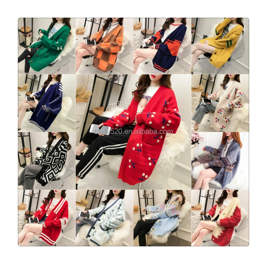 

High quality women's knitted cardigan, reliable manufacturer of stylish warm women's sweater outerwear