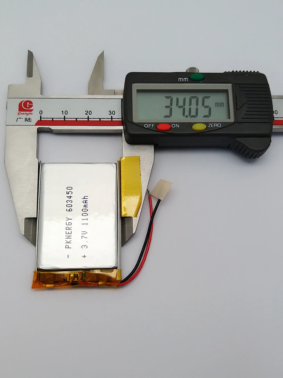 rechargeable flexible 603450 lipo battery high capacity high