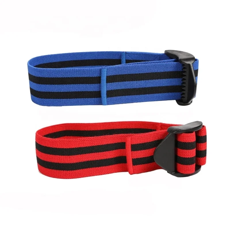 

Occlusion Training BFR Bands Muscle Straps Arms Legs, Blue,red