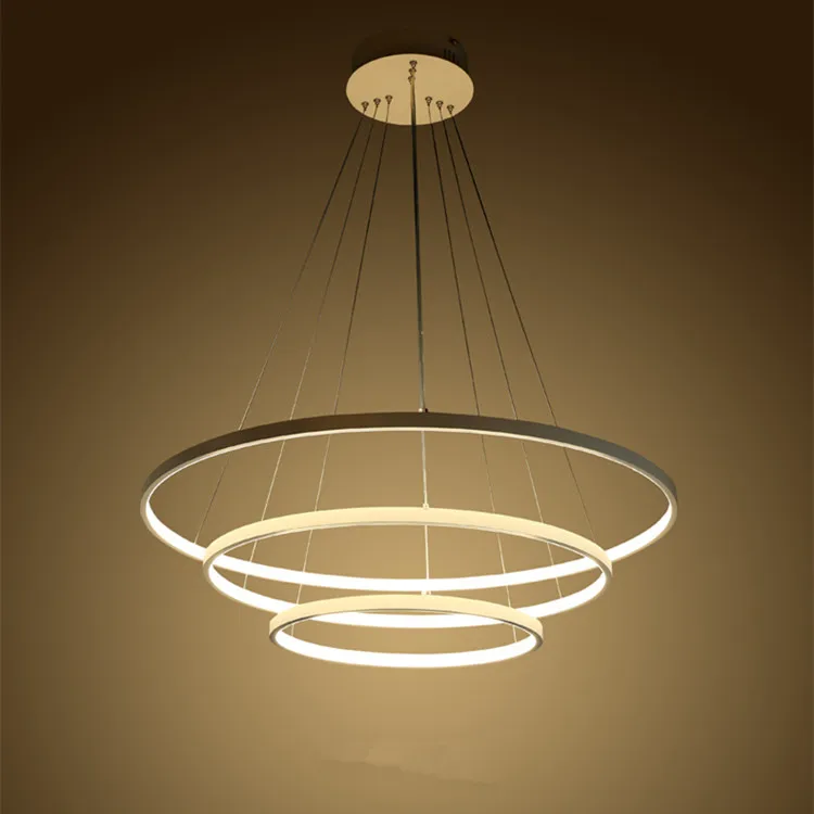 
Modern Led Chandelier Rings Circle Ceiling mounted LED Chandelier Lighting For Living room Dining room Kitchen 