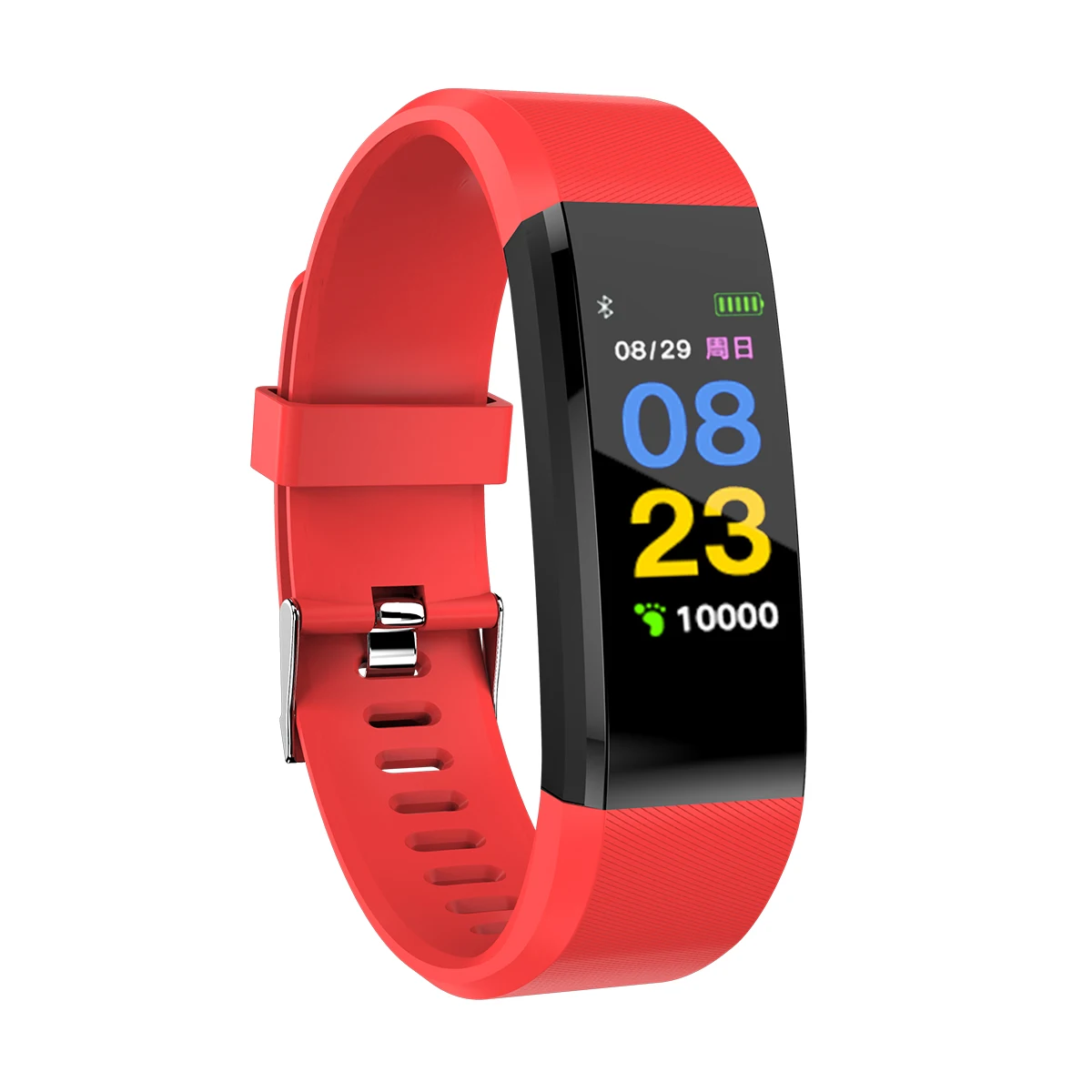 

115 Plus Heart Rate Fit Bit Smart Band Bracelet TFT Color Screen Smart Watch