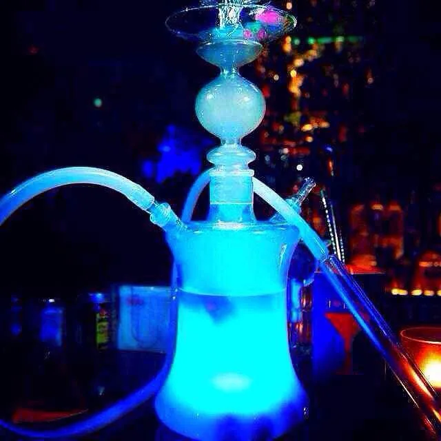 

2021 shisha glass hookah with LED