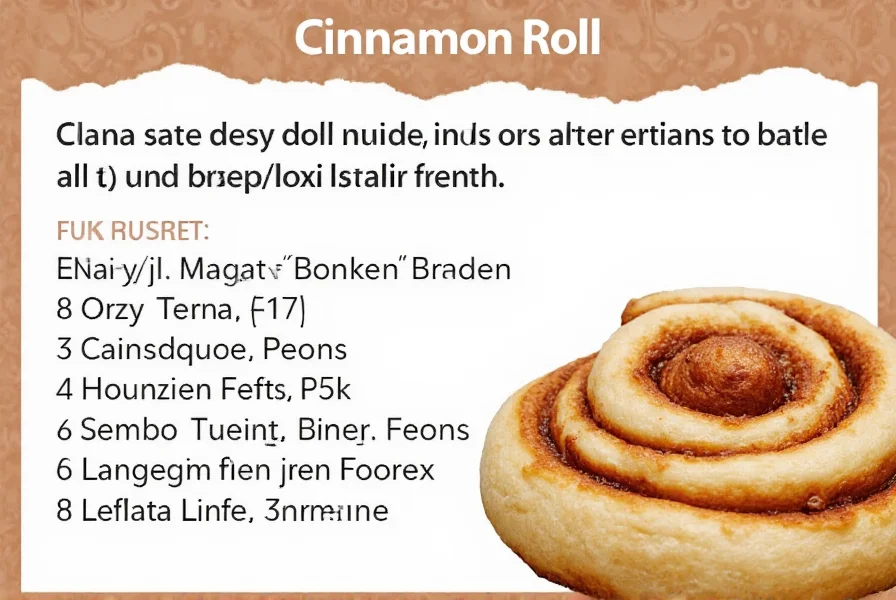 Nutrition label comparison showing calorie differences between various cinnamon roll brands and homemade versions