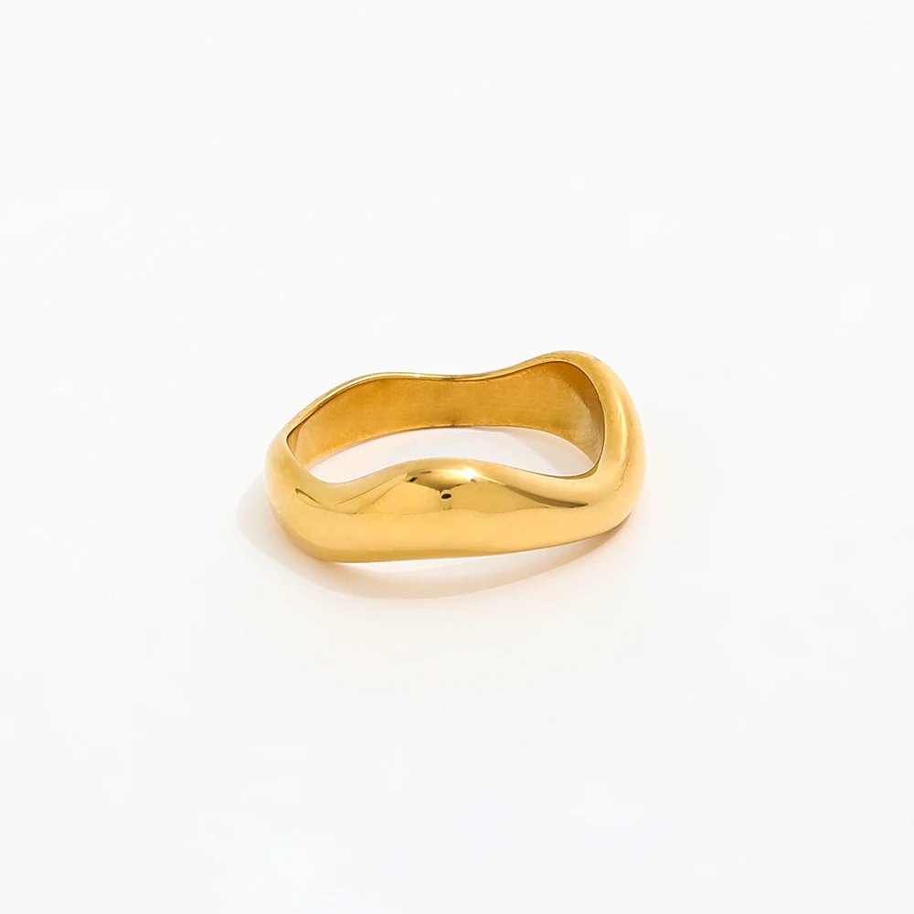 Joolim High End 18K Gold Plated  Twisted Rings for Women Finger Ring New