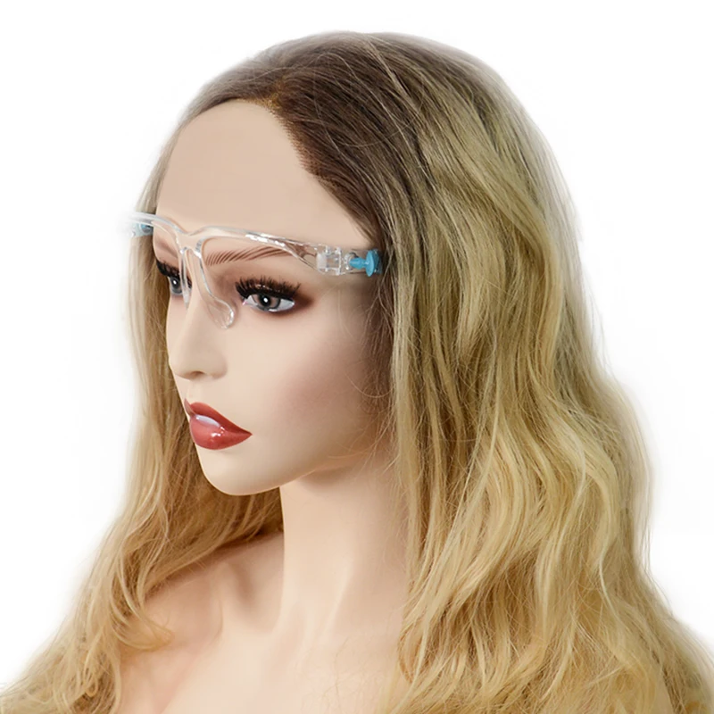 

Transparent Plastic glass clear visors with frame glasses full-face protection cover glasses, Transparent color