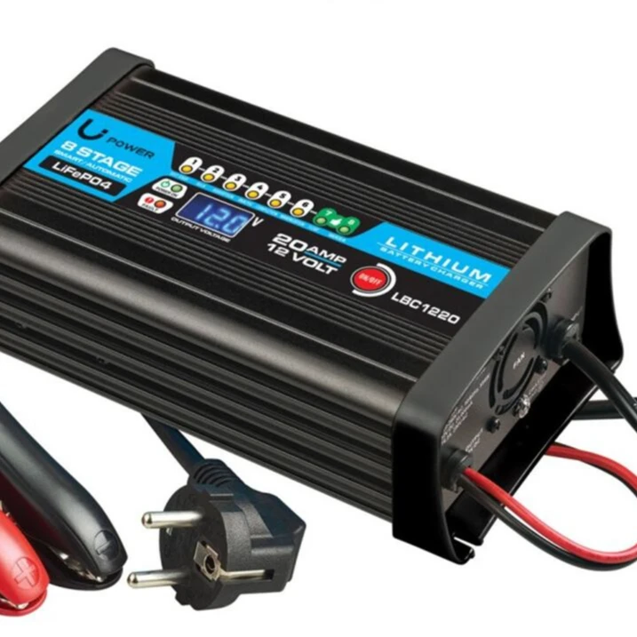 

High quality automatic LiFePO4 lithium battery 12V 20A battery charger