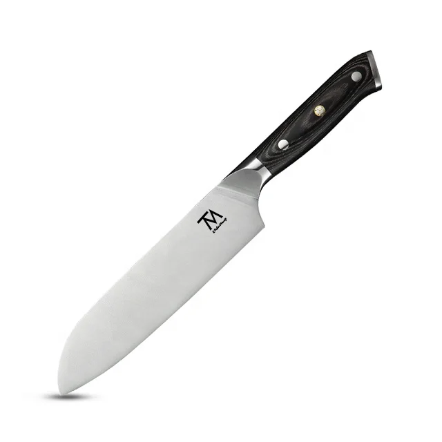 

Amazon 7 inch Professional Chef Japanese Knife Custom Stainless Steel Cooking Kitchen Santoku Knife