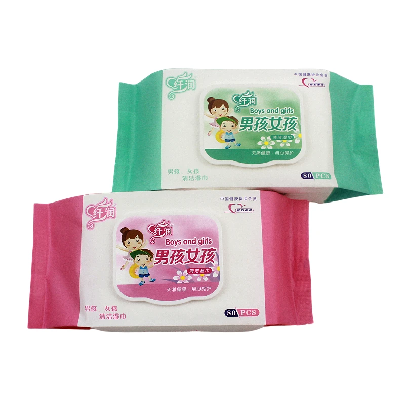

custom China factory Wholesale Soft Spunlace No-Woven Disposable Oem Wet Baby Wipes