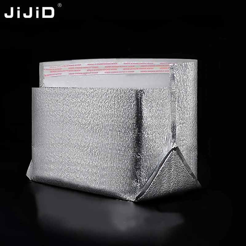 

JIJID thermal Cooler bag Cold Storage Aluminum Foil Heat reflective Bubble foil insulation Box Liner