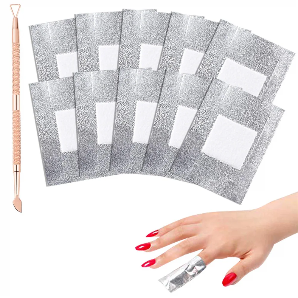 

Nail Art Aluminium Foil Soak Off Acrylic Gel Polish Nail Wraps Remover