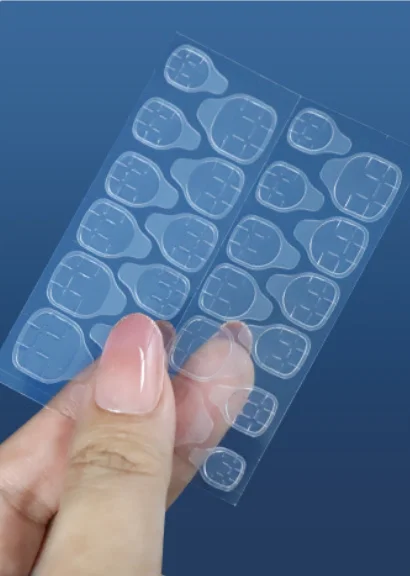 

12 pieces of transparent double-sided tape for wearing nails and extending nails