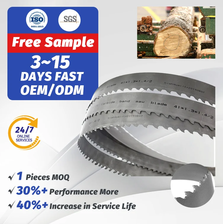 500mm Sk5 700mm Tct Standard Big Teeth Industrial Multitool Bandsaw Blades for Cutting Steel and Wood