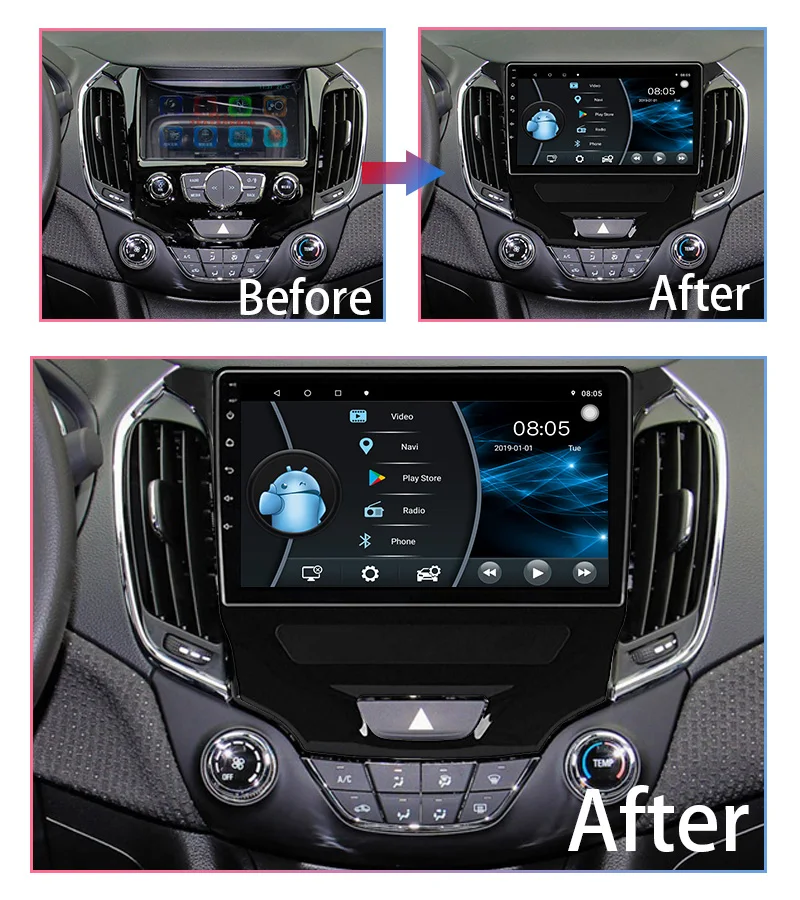 Bosstar Car Dvd Android Gps Navigation System Stereo Dvd Player For