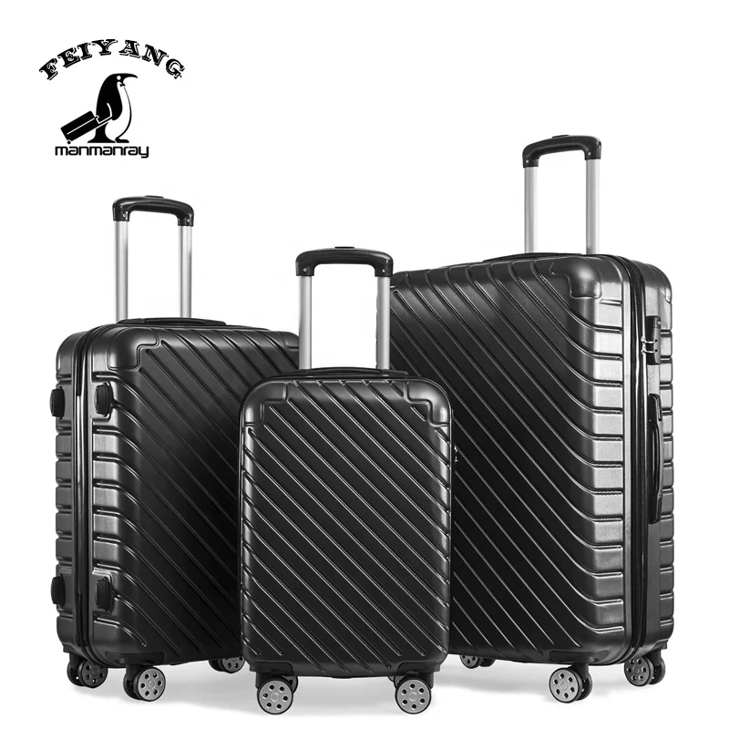 

New Style Cheap Waterproof Aluminum Trolley Luggage Sets Wheeled Rolling Cabin Suitcase With Normal Lock, Customized color