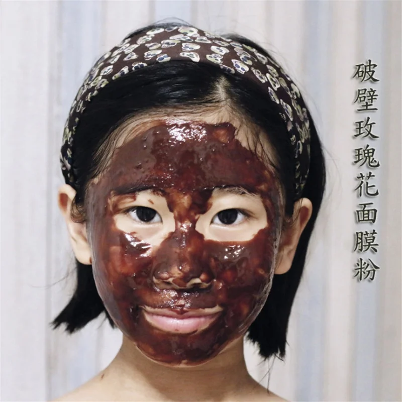 

80g Softening Cutin Whitening Brightening Skin Rose Petal Soft Mask Deep Cleansing Repair Fine Lines Food Grade Rose Powder Mask