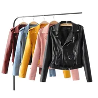 

European and American Fashion Winter New Real Leather Jacket Women