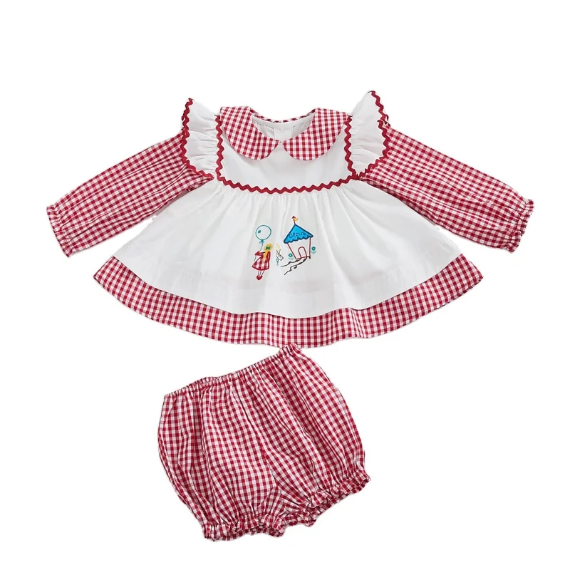 

2020 summer children set clothes embroidered kids girls clothing sets, Same as picture