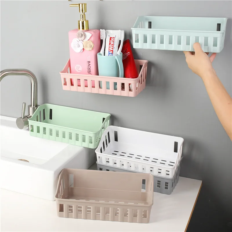 

High Quality Soap Box Soap Case Plastic Modern Bathroom Accessories Sticker Soap Holder Storage Boxes & Bins Home Kitchen