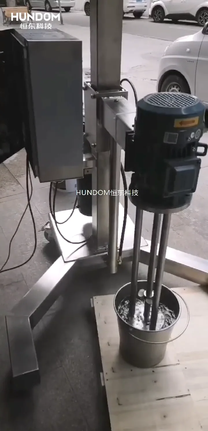 Industrial Cosmetic Laboratory Emulsifier Homogenizer Mixer High Shear