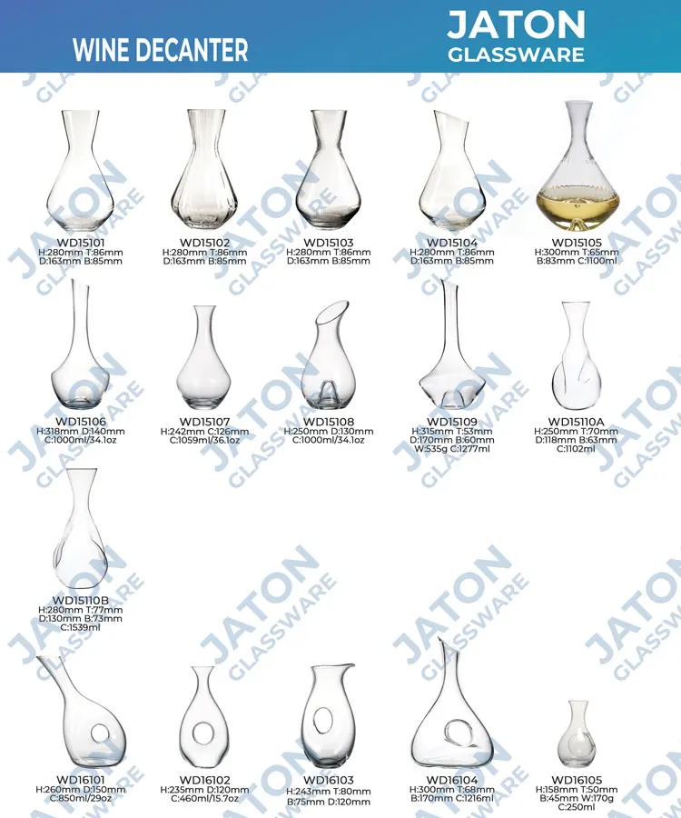 Glass Crystal Decanter Wine