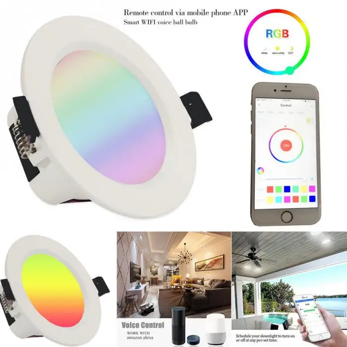 smart downlights google home