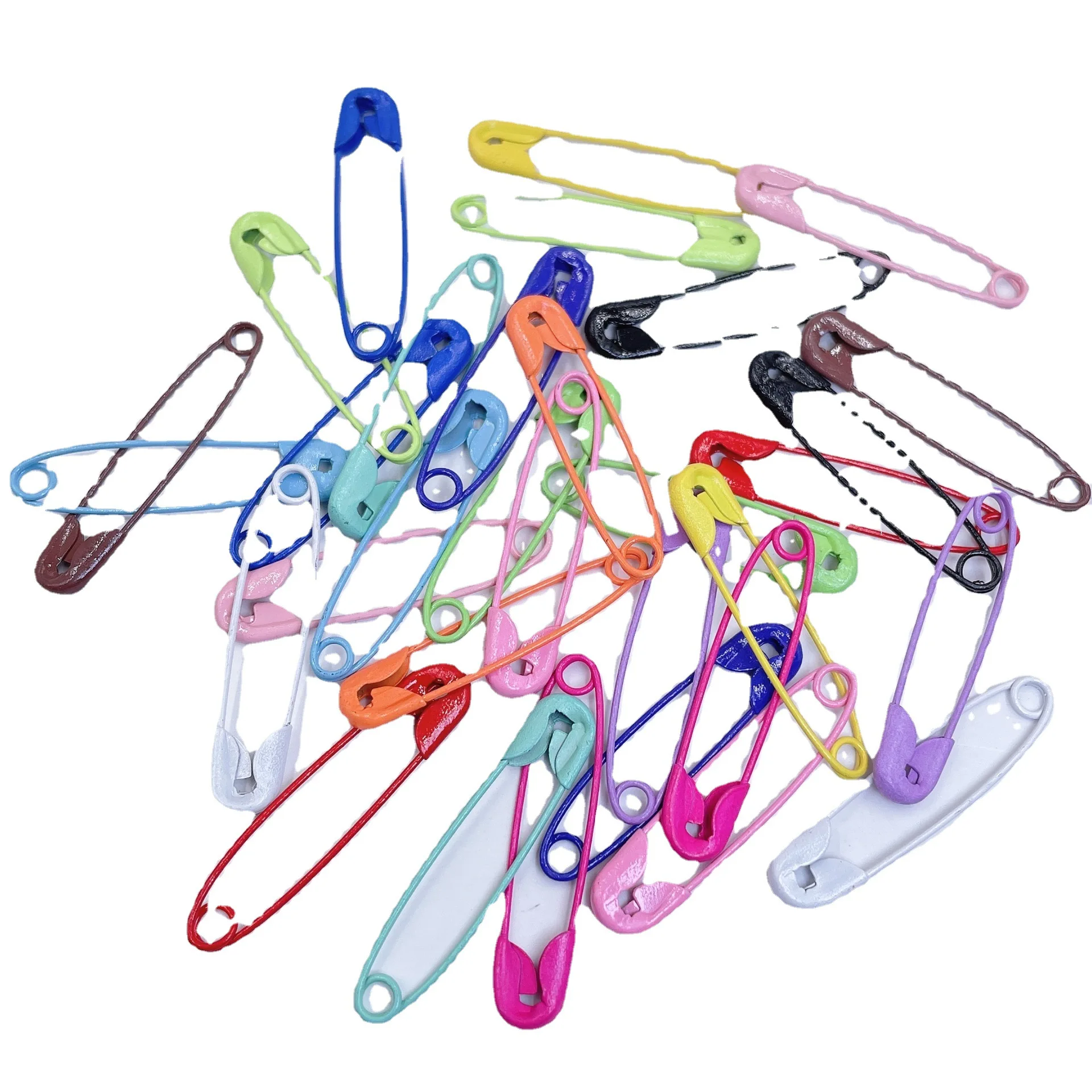 

100pcs/bag Colorful Safety Pins DIY Sewing Tools Accessory Needles Large Safety Pin Small Brooch Apparel Accessories