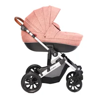 

Dearest Diamond Pro Luxury Winter Leather Baby Stroller 2in1