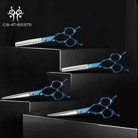 

Wholesale Professional Stainless Steel Pet Grooming Scissors set Cutting&Thinning&Curved&Chunke Scissors For Dog