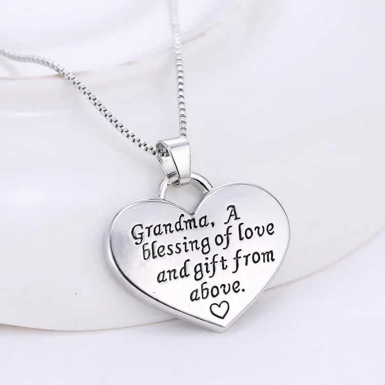 

Hainon wholesale cheap pendant necklace stamped 925 stock for Mother's Day necklace